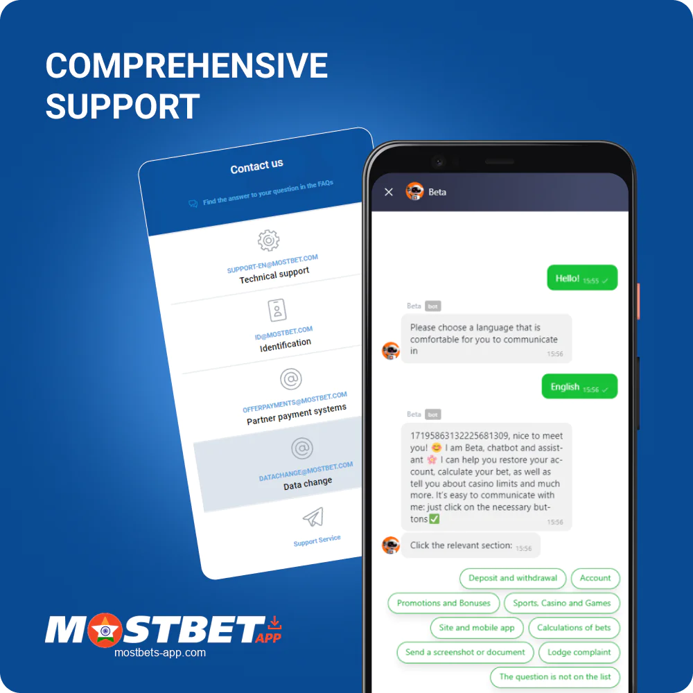 Mostbet mobile app customer service in India